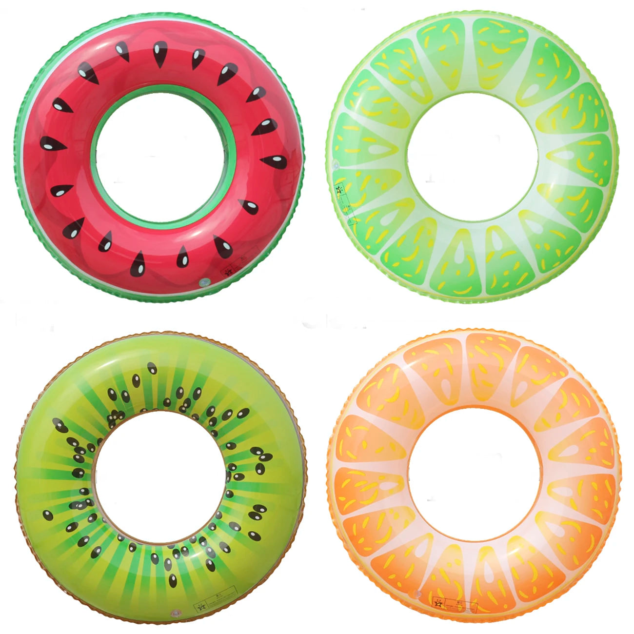 1 Pc Watermelon Swim Ring, PVC Inflatable Pool Float, Summer Fruit Float Ring for Outdoor Sports, Beach and Pool Parties
