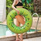 1 Pc Watermelon Swim Ring, PVC Inflatable Pool Float, Summer Fruit Float Ring for Outdoor Sports, Beach and Pool Parties