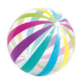 Inflatable Design Inflatable Beach Ball Striped Pattern Transparent Material Colorful Striped Ball Fun Sports Props