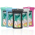 IPX8 Waterproof Phone Pouch Floating Universal TPU Phone Case Dry Bag with Armband for Travel Swimming Beach